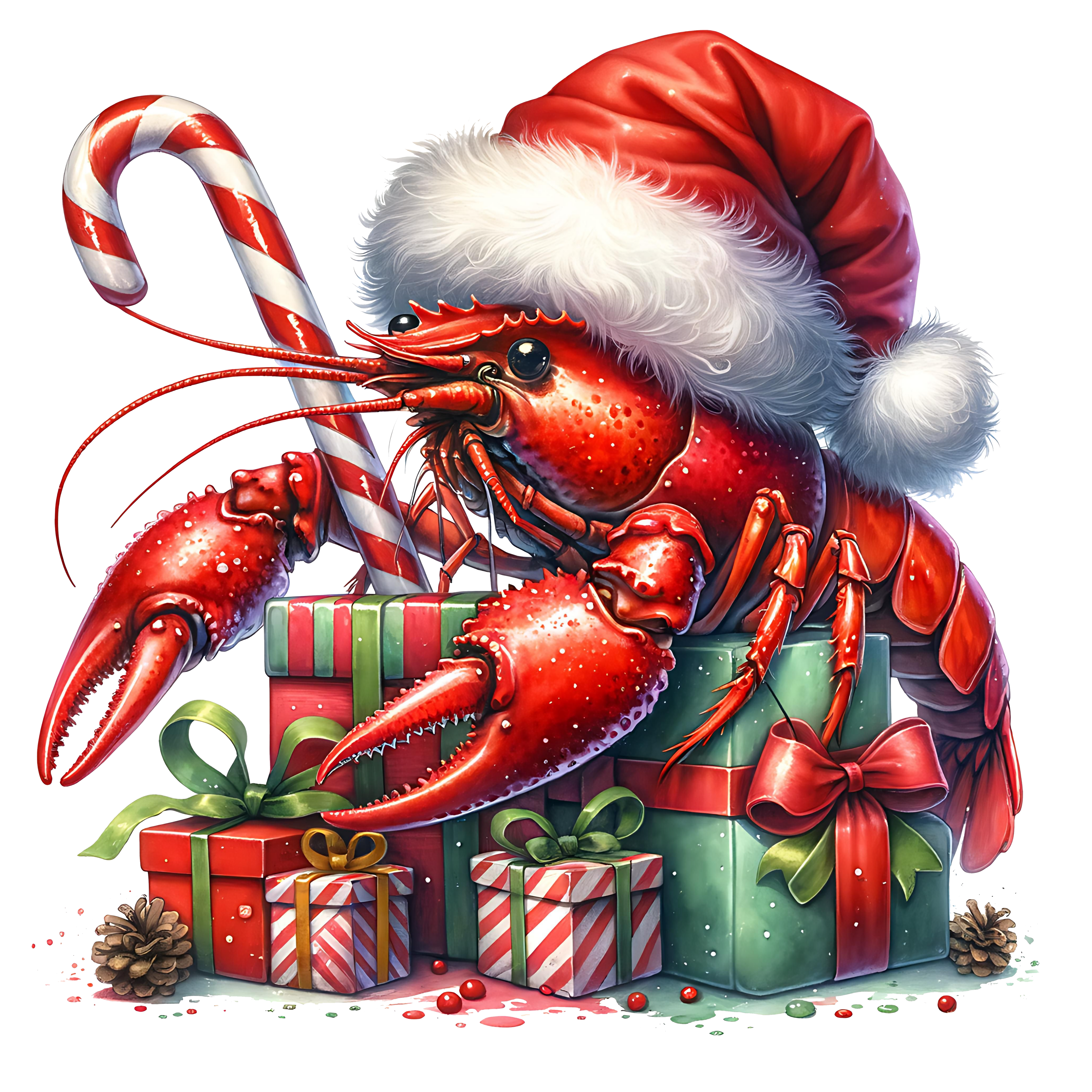 Christmas Crawfish Shirt