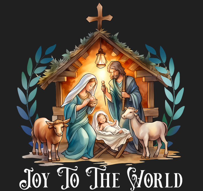 Joy to the World Nativity Scene