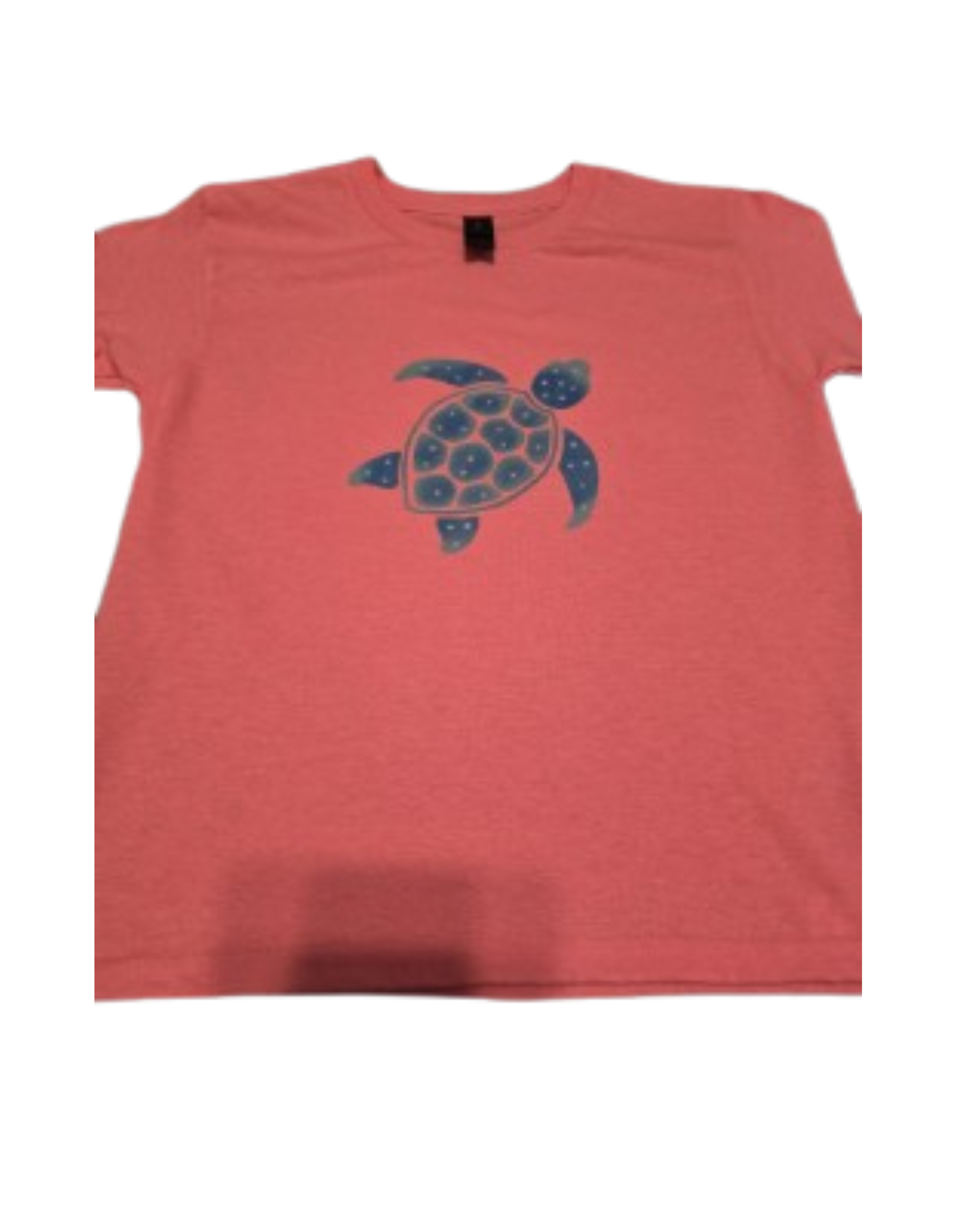 Girls Childs XS Pink shirt with Turtle.