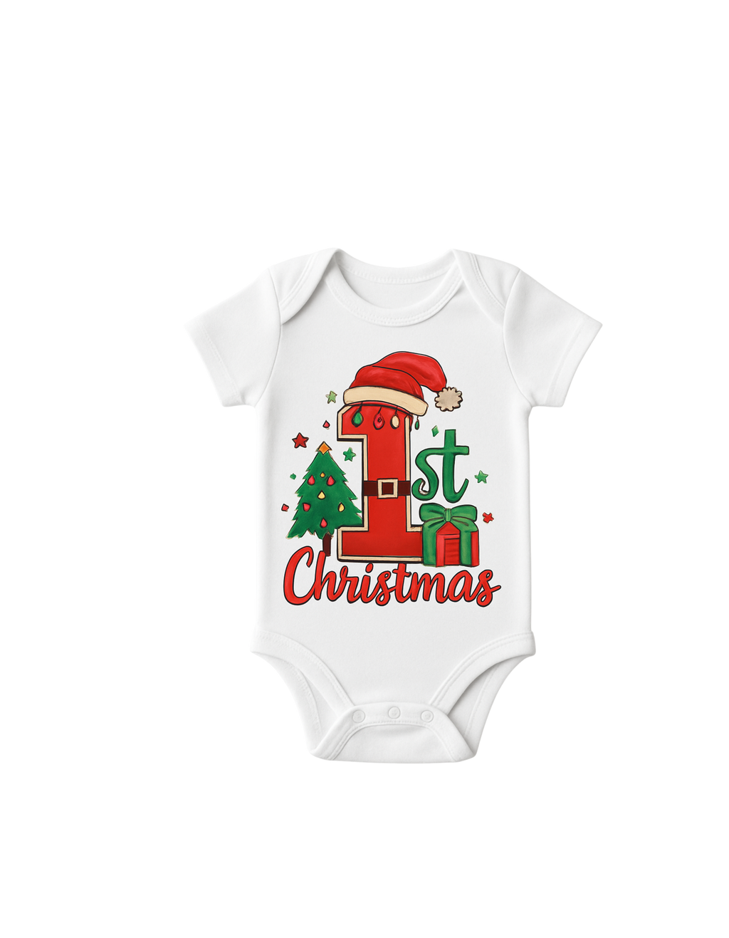 1st Christmas Shirt or Onesie Bodysuit