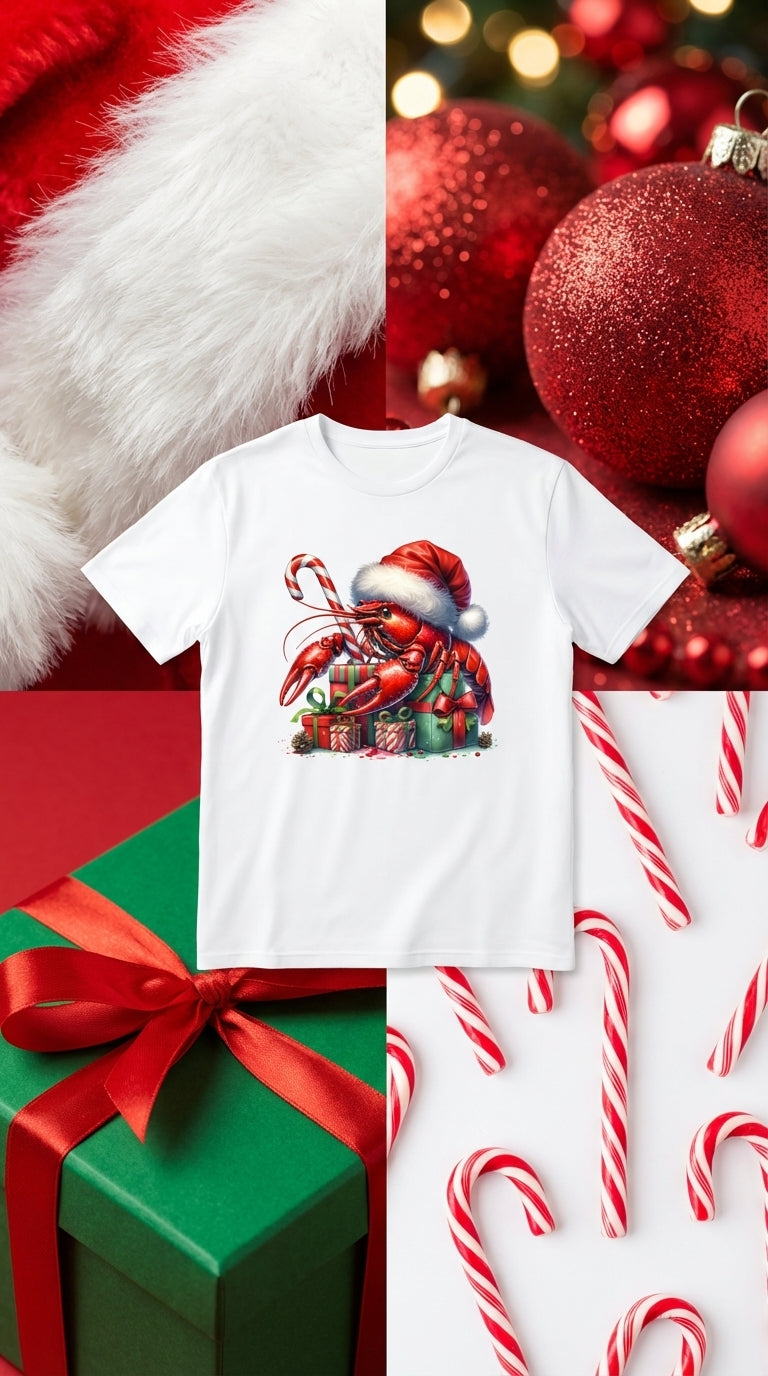 Christmas Crawfish Shirt